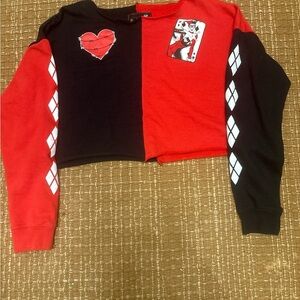 DC Red and Black Women's Top